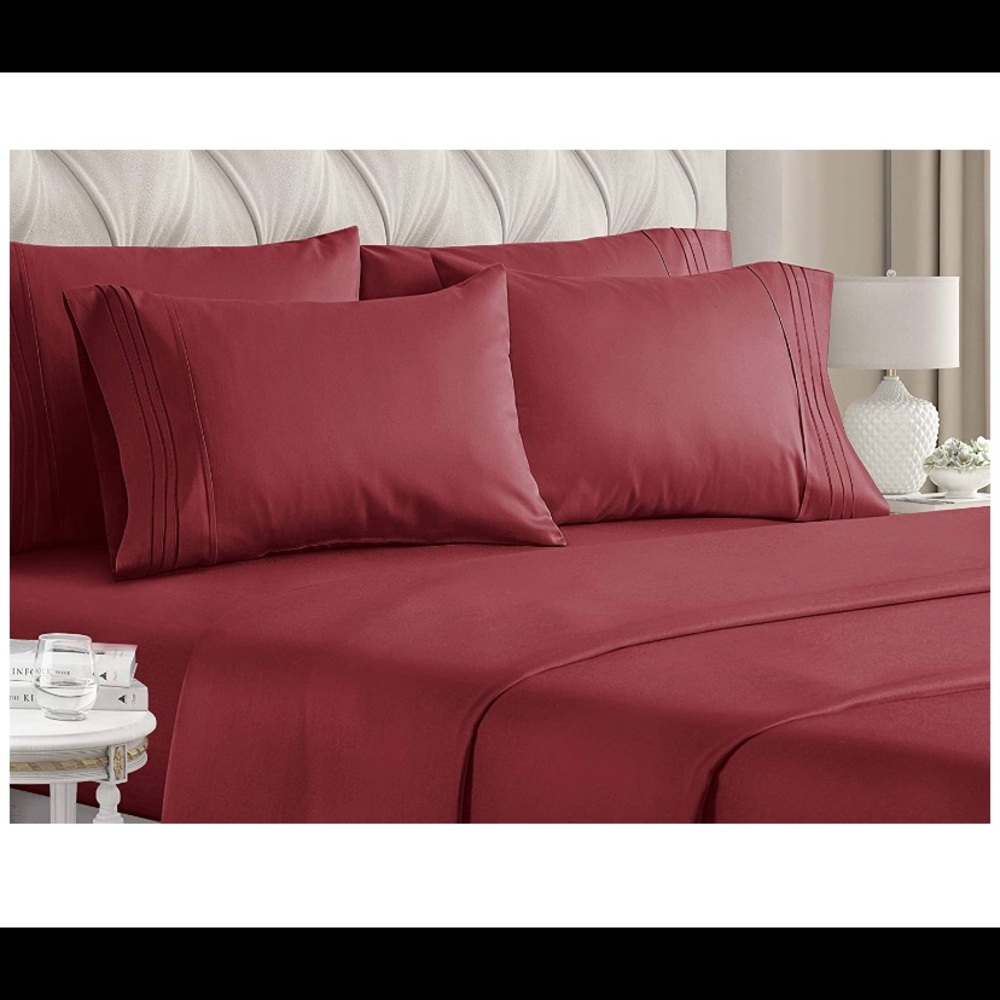 6-Piece Bed Sheet Set by ienjoy Home Collection